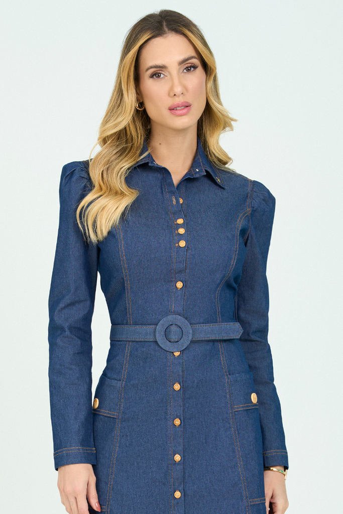 Vestido Jeans Longo Com Bota Vestido Com Botas Curtas Vestido