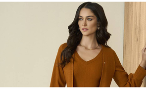 cardigan caramelo alongado