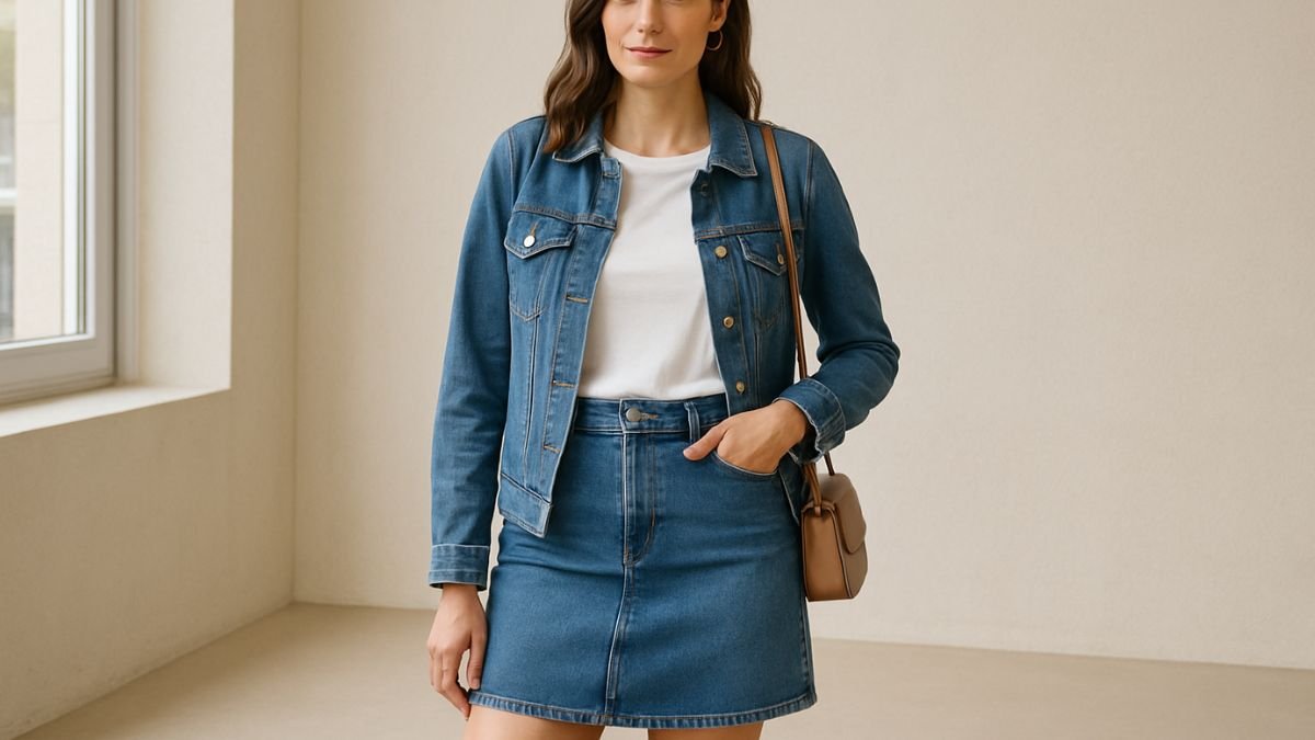 Saia feminina jeans