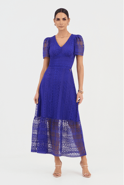 Cor Sapato Para Vestido Azul Marinho Vestido Azul Longuete Renda