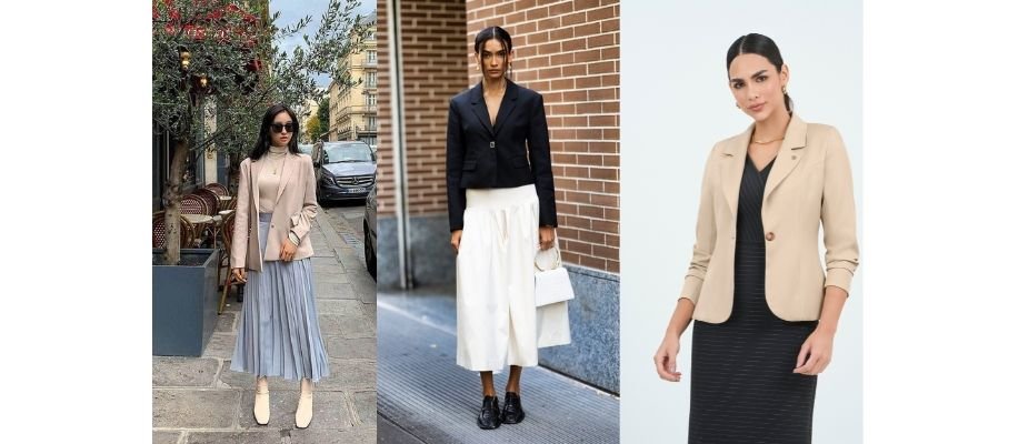 Como escolher blazer feminino alfaiataria